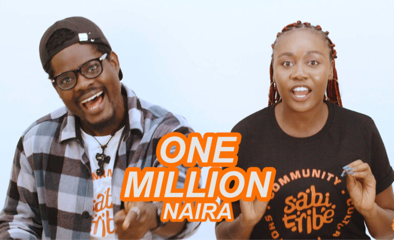 one million naira giveaway with mr macaroni