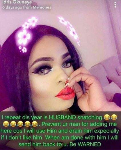 Bobrisky Snapchat king